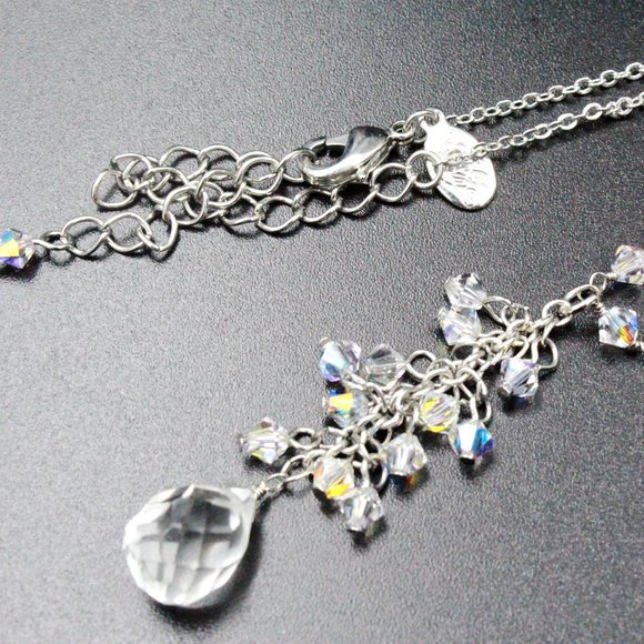 Kirks Folly Contemporary Designer High End Signed Iridescent Crystal Charm Drop - Picture 4 of 7